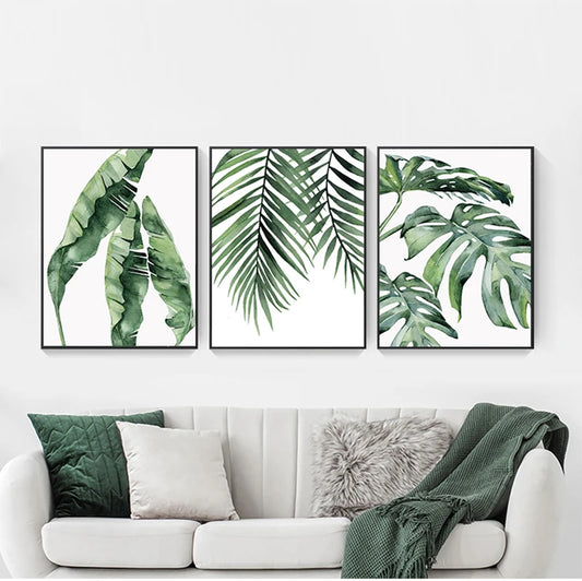 Tropical Plant Canvas Art