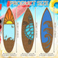 Wooden Surfboard Wall Decor