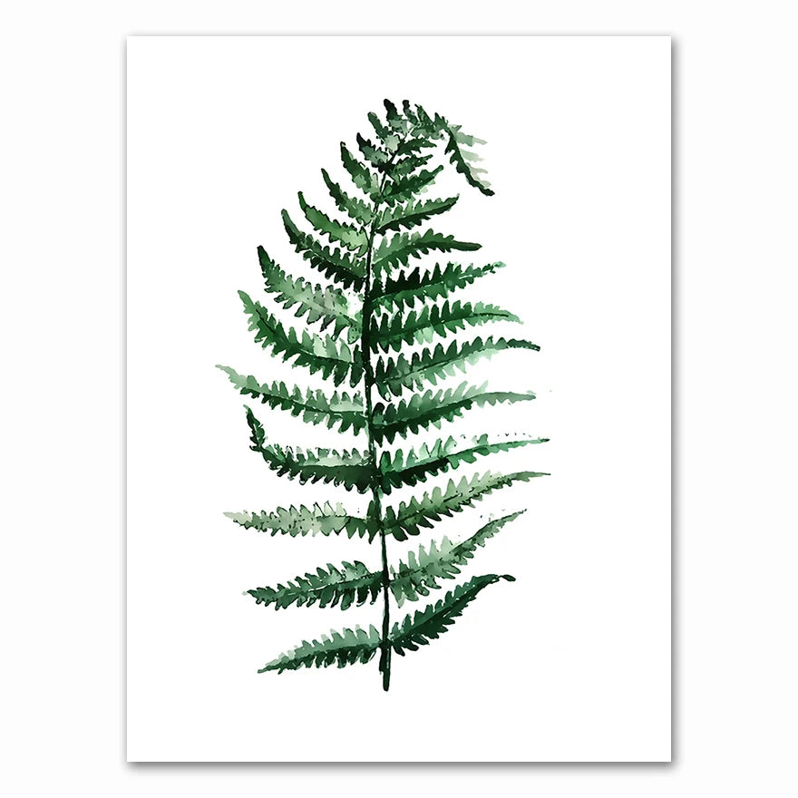 Tropical Plant Canvas Art