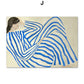 Striped Girl Canvas Art
