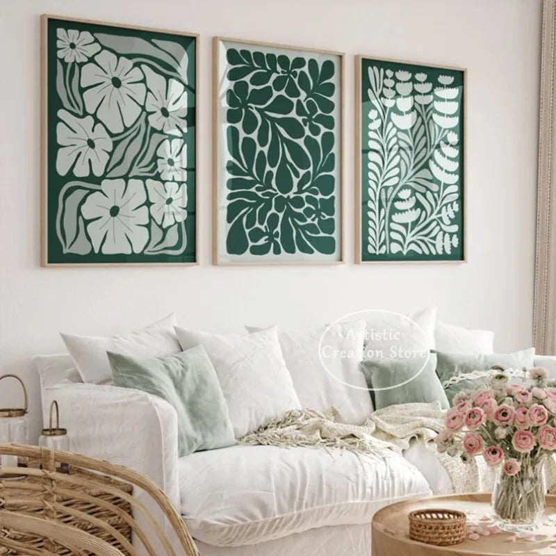 Botanical Flower Market Art