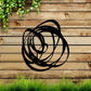 Circular Metal Wall Sculpture