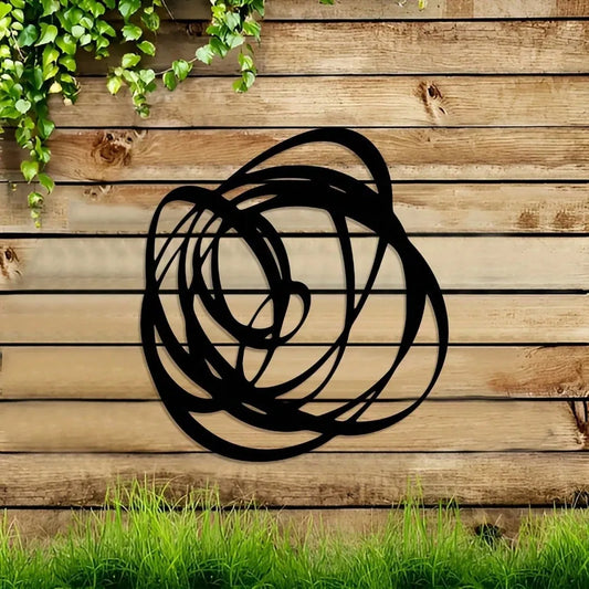 Circular Metal Wall Sculpture