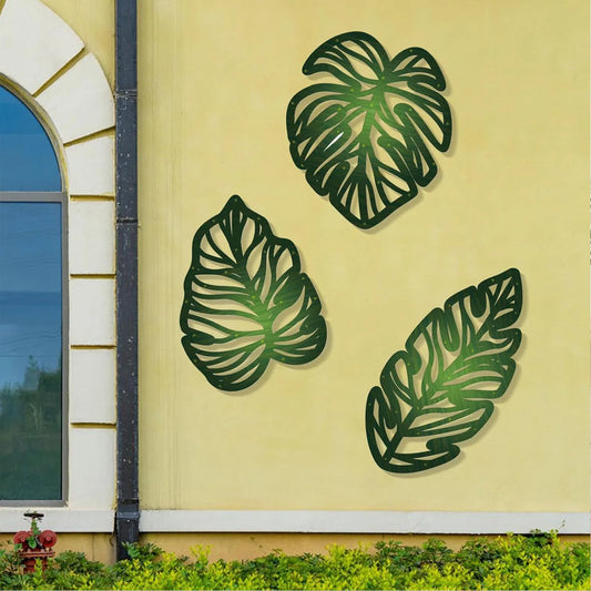 Wooden Palm Leaf Decor