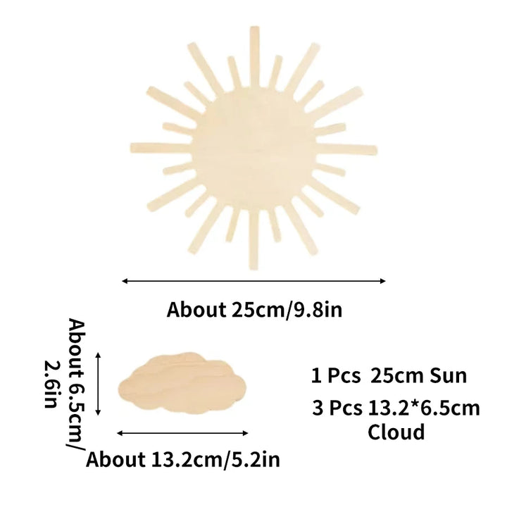 Scandinavian Sun Cloud Decor