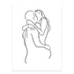 Couple Line Canvas Art