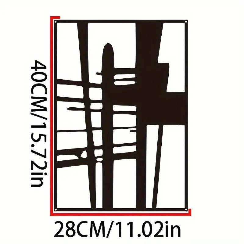 Minimal Line Metal Art