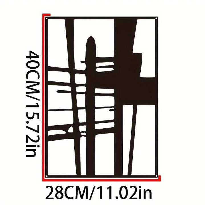 Minimal Line Metal Art