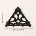 Cross-Border Gothic Triangular Hollow Carved Wall Decor Panel For Home Living Room Wall Decor Scenario