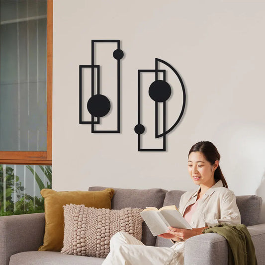 Abstract Metal Wall Decor