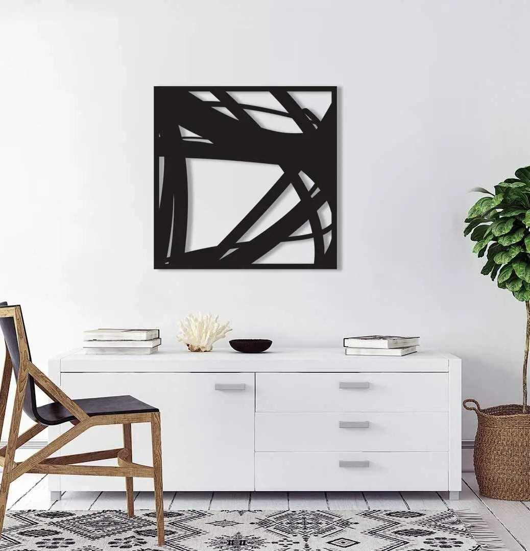 Minimal Line Metal Art