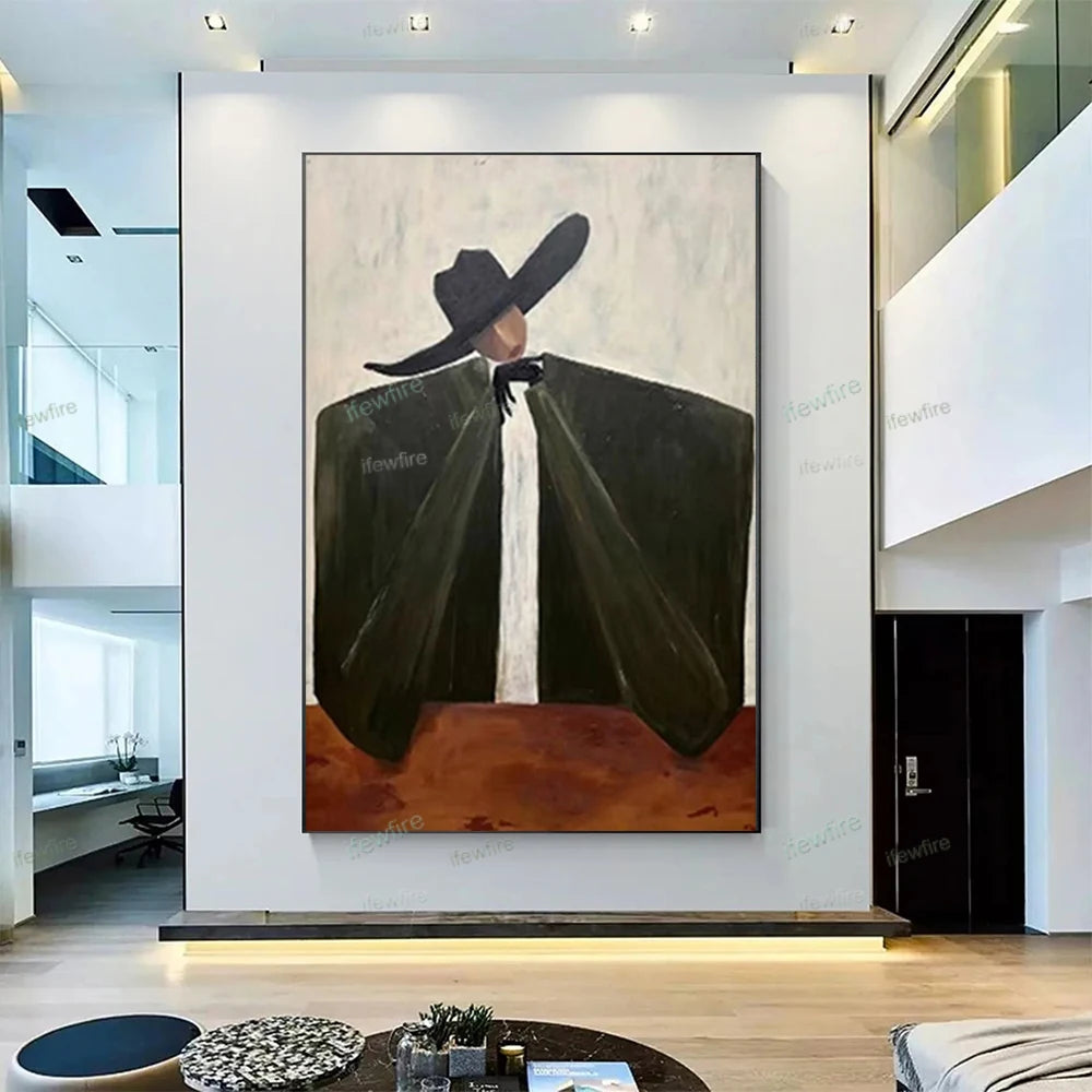Handmade Figure Canvas Art