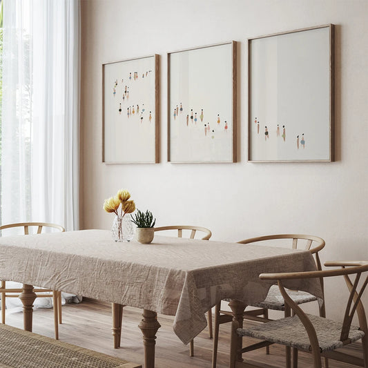Neutral Triptych Canvas Set