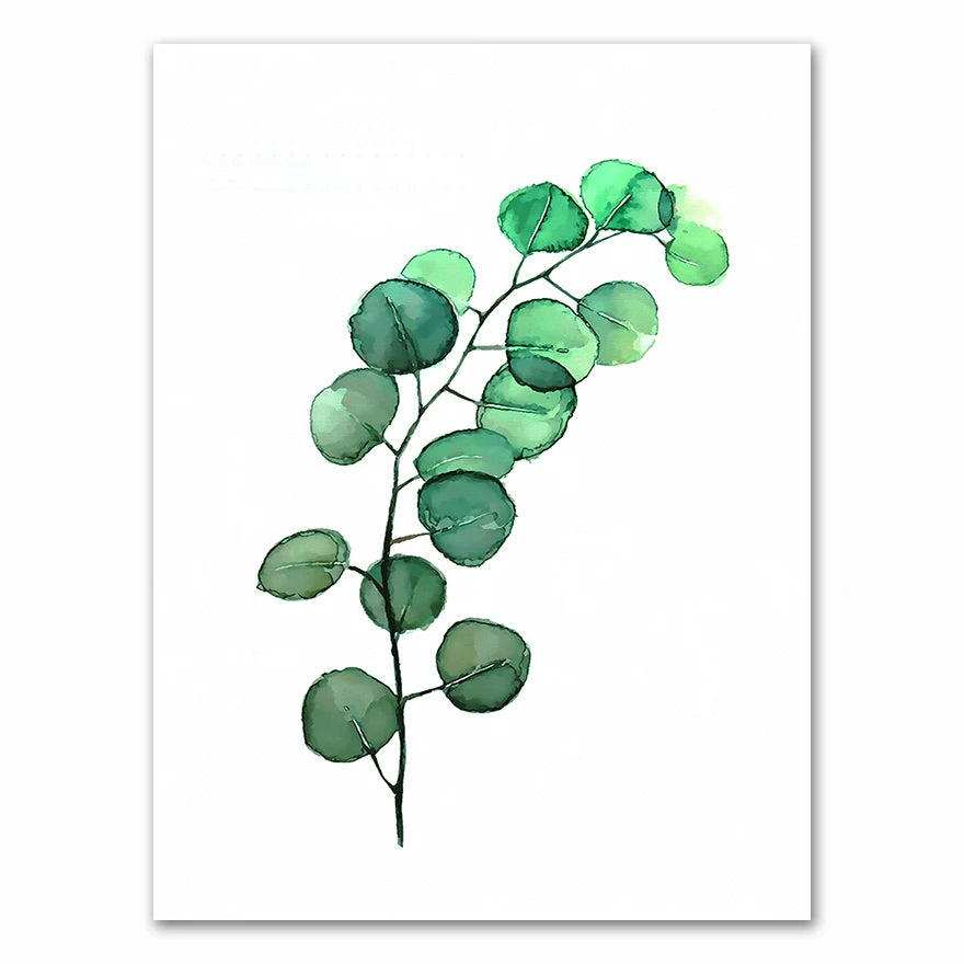 Tropical Plant Canvas Art
