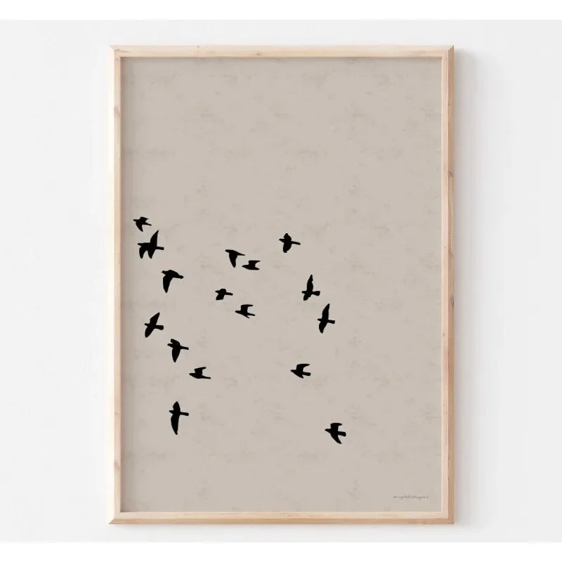 Japandi Sunrise Canvas Art