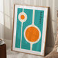 Bauhaus Rainbow Canvas Art