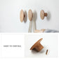 Wooden Coat Hook Rack