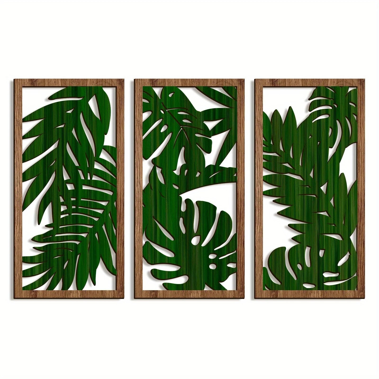Rustic Hollow Leaf Art