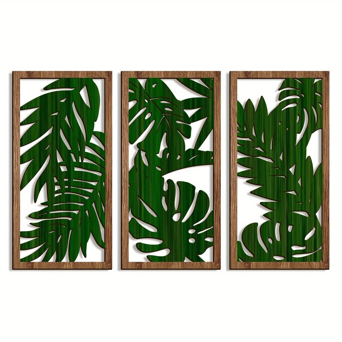 Rustic Wooden Leaf Decor