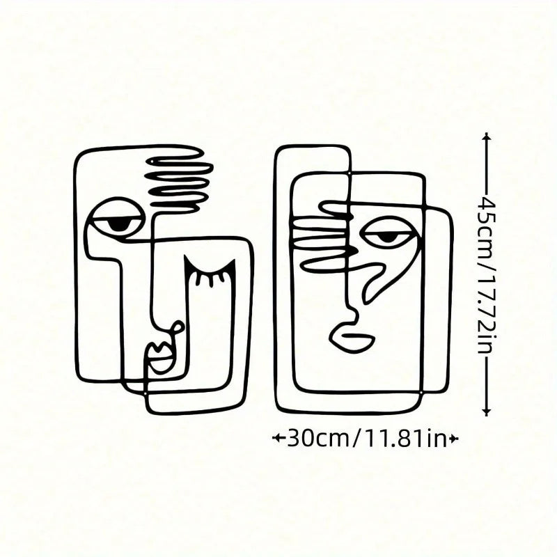 Picasso Metal Wall Set