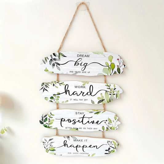 Rustic Inspirational Wall Sign
