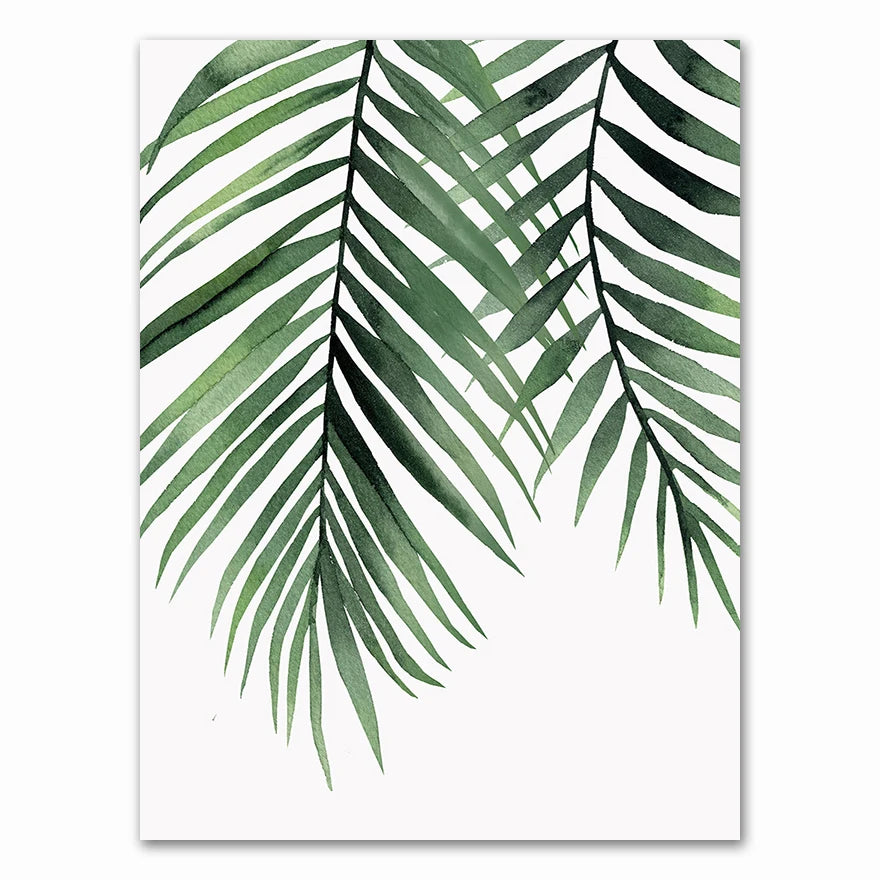Tropical Plant Canvas Art