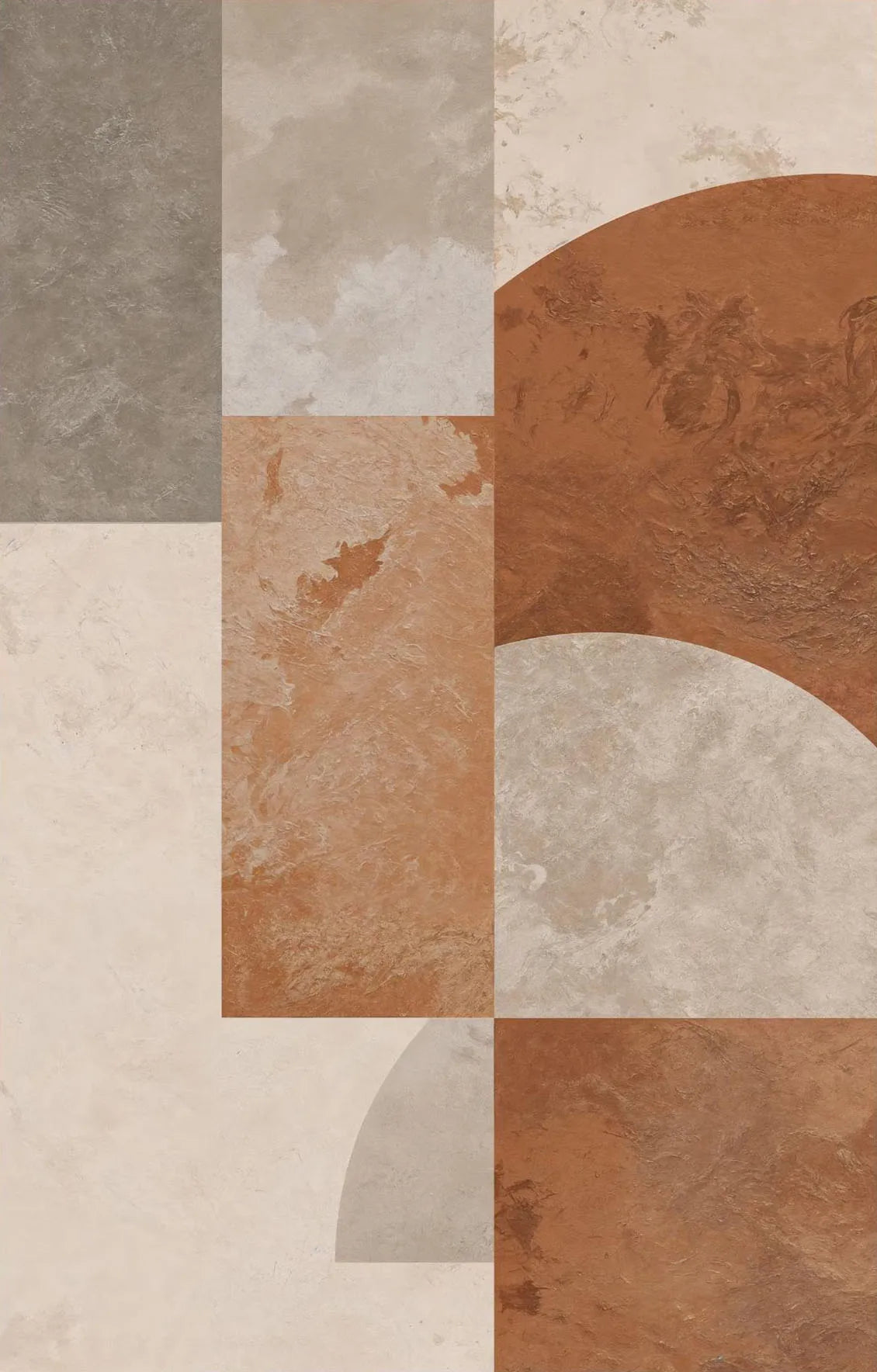 Earth Tone Triptych Art