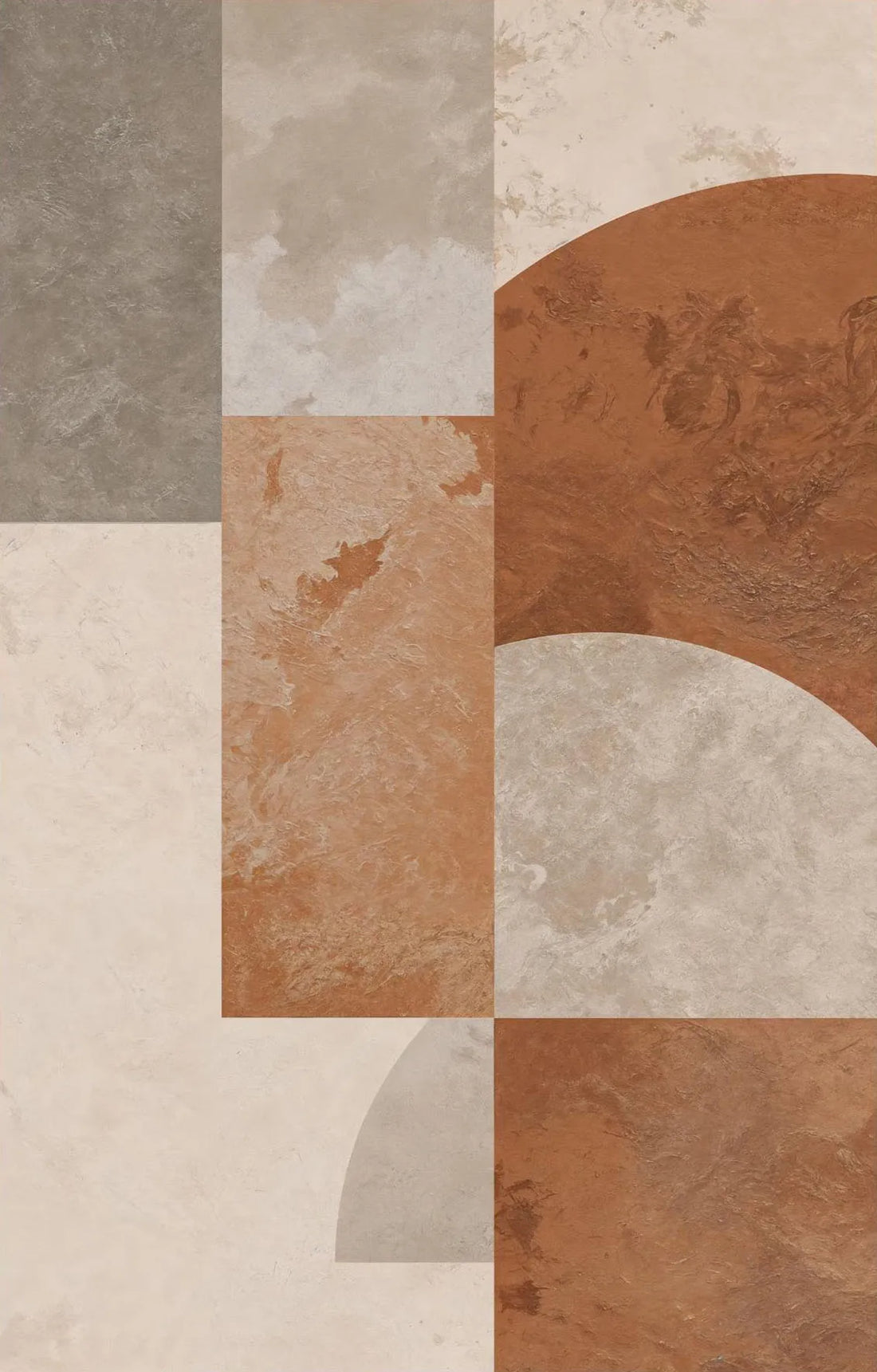 Earth Tone Triptych Art
