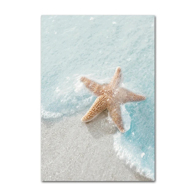 Coastal Turtle Canvas Art