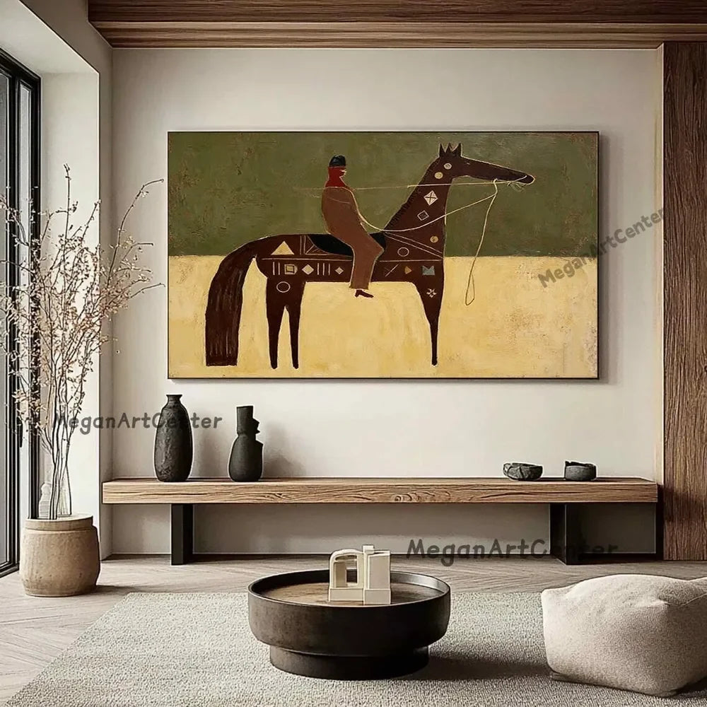 Western Horse Canvas Art