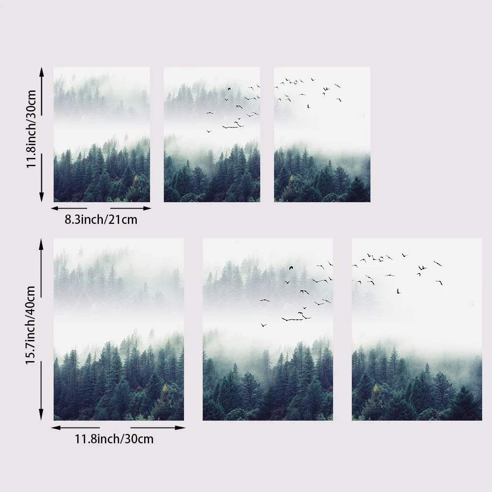 Evergreen Forest Canvas Set