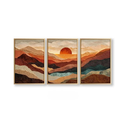 Modern Beach Canvas Set