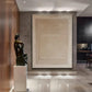 Beige Abstract Canvas Art