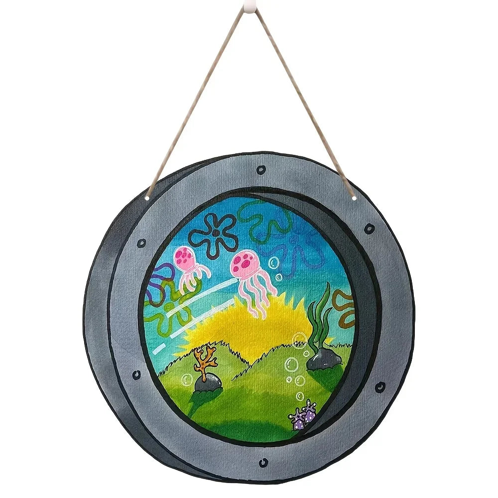 Jellyfish Ocean Wall Sign