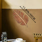 Wooden Jungle Leaf Decor