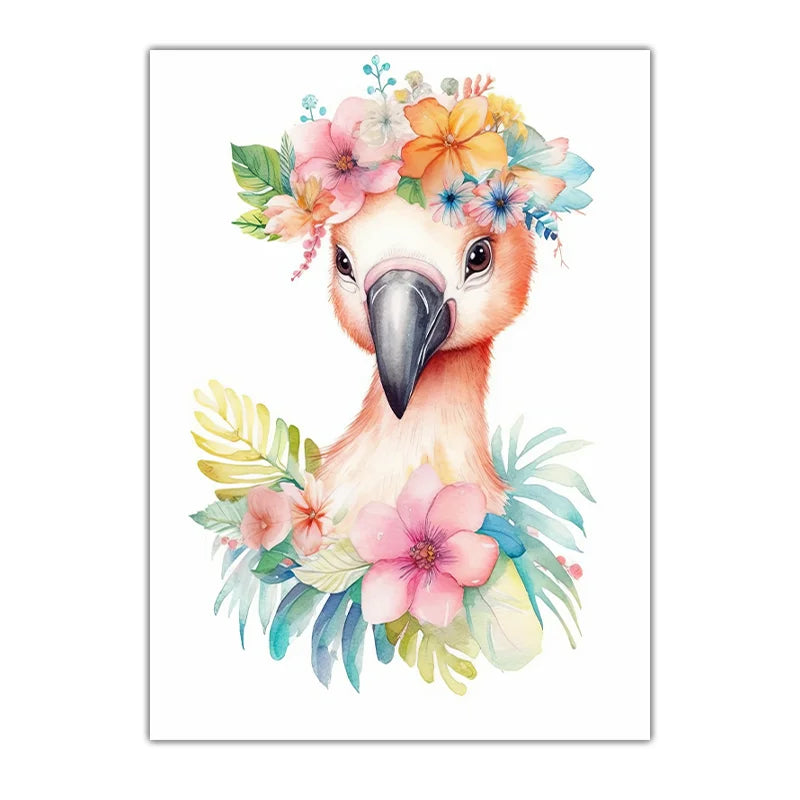 Woodland Animal Nursery Canvas