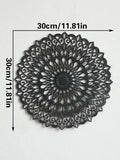 Boho Wooden Mandala Art Wall Hanging Chic Home Decorative Hanging Wall Decor Crafts for Bedroom Living Room Study Room Dorm Gift