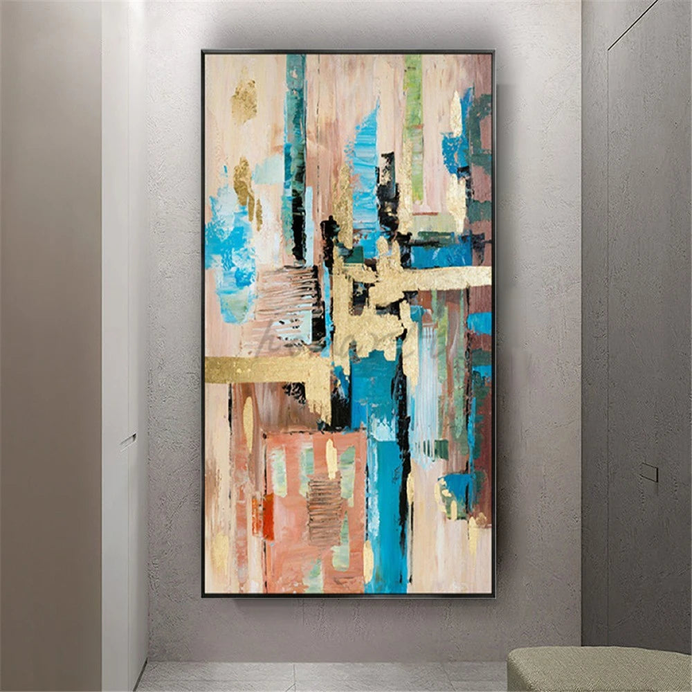 Carnaval Wall Art Abstract Handmadde Oil Painting On Canvas Lovely Colorful Art Work Custom Painting Large Wall Decor Room Decor