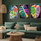 Wildflower Meadow Canvas Set