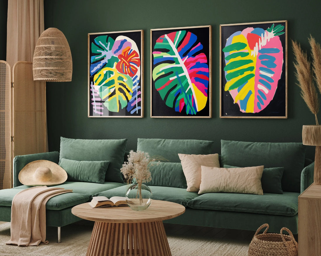 Wildflower Fern Canvas Set