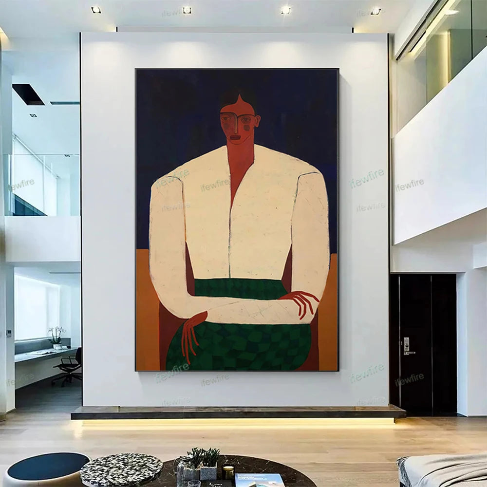 Handmade Figure Canvas Art