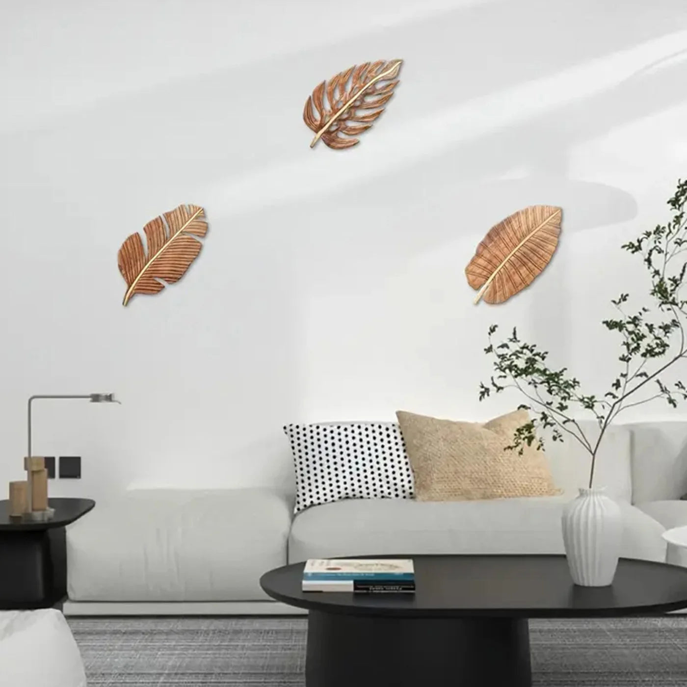 Boho Wood Leaf Art