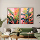 Tropical Palm Canvas Set