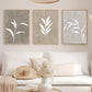 Neutral Fern Canvas Set