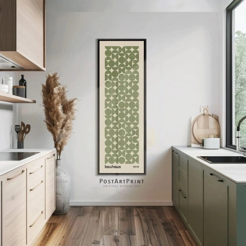 Sage Bauhaus Canvas Print