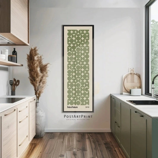Sage Bauhaus Canvas Print