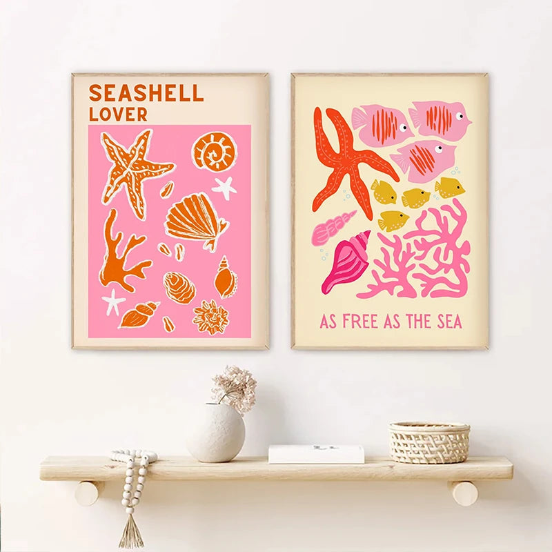 Tropical Seashell Canvas Print