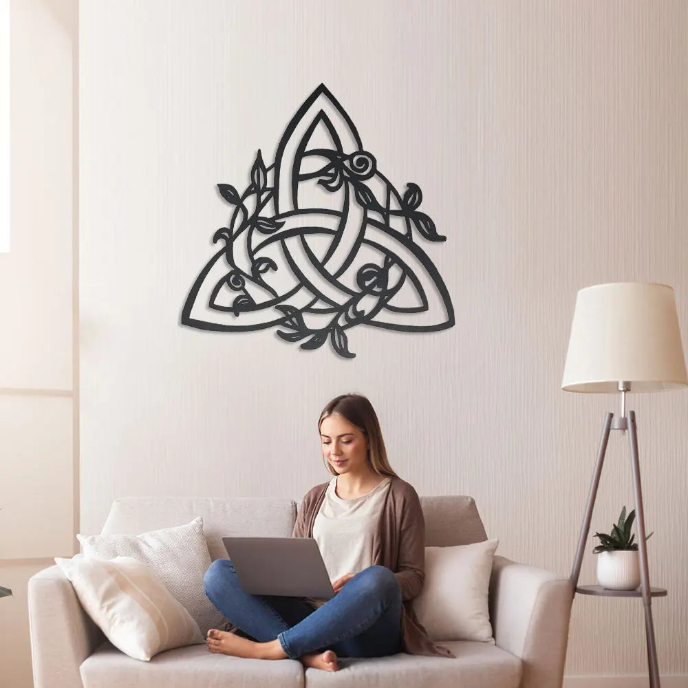 Celtic Trinity Metal Art