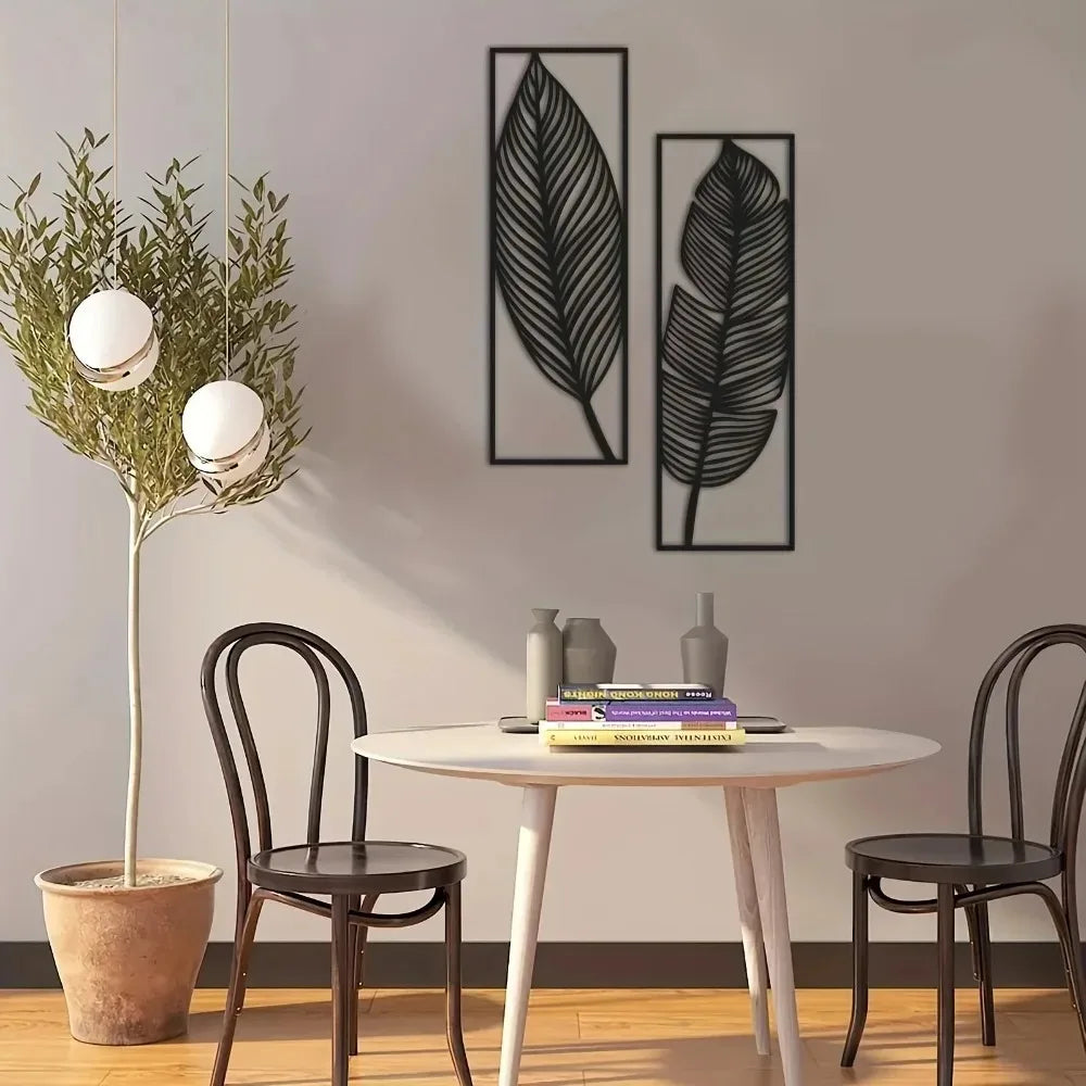 Metal Leaf Wall Decor
