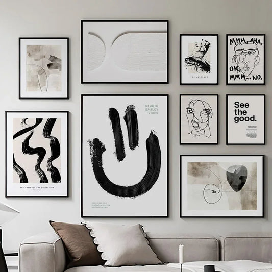 Smile Face Canvas Art